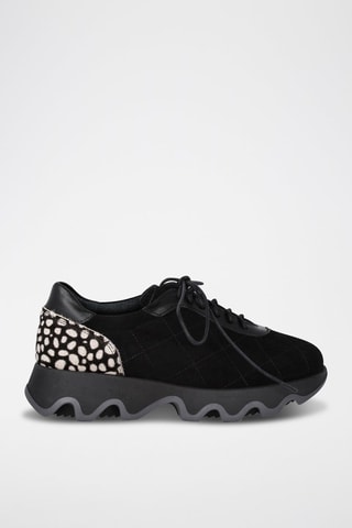 Baskets en cuir - Noir et blanc