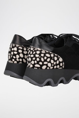 Baskets en cuir - Noir et blanc