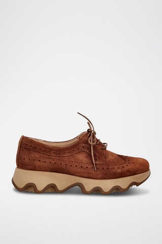 Baskets en nubuck - Marron