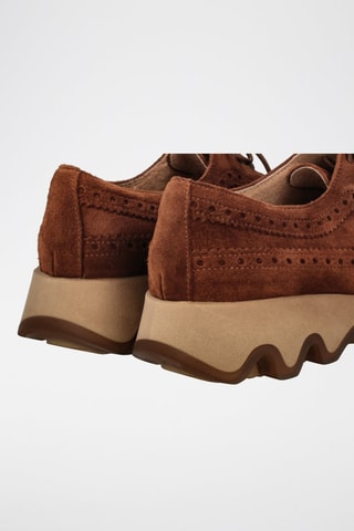Baskets en nubuck - Marron