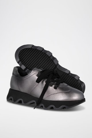 Baskets en cuir - Gris