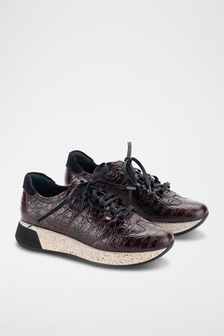 Sneakers en cuir Coco - Marron