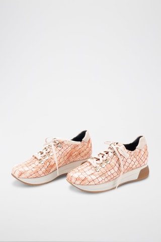 Sneakers en cuir Bora - Rose clair