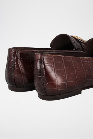 Mocassins en cuir Lily - Bordeaux