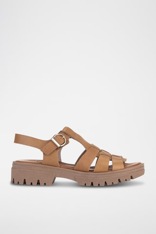 Sandales en cuir Sparta - Marron clair