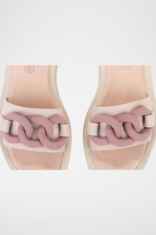 Mules en cuir Goya - Ecru