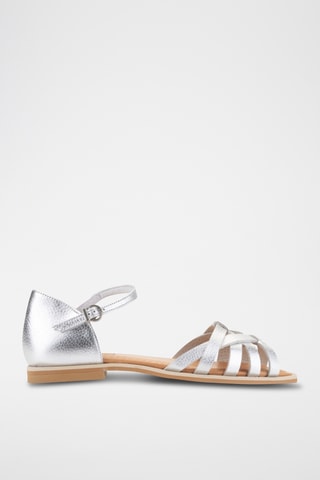 Sandales en cuir Emily - Argenté