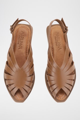 Sandales en cuir Amalfi - Marron