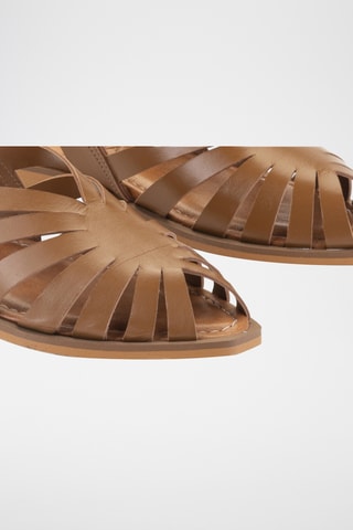 Sandales en cuir Amalfi - Marron