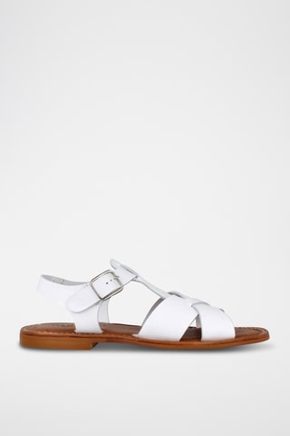 Sandales en cuir Natasha - Blanc