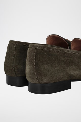 Mocassins en nubuck Castellar - Vert foncé