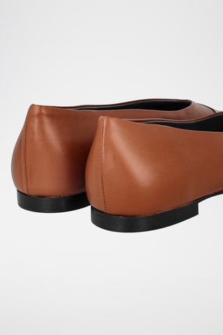 Ballerines en cuir Helen - Noir