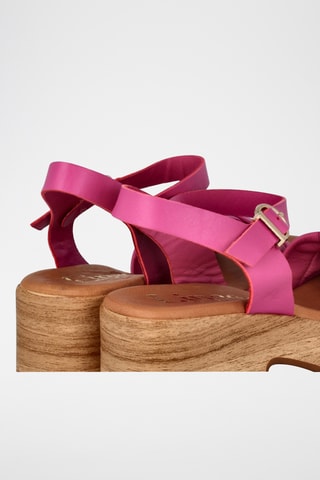 Sandales à talons en cuir Abril - Rose