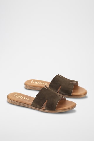 Mules en nubuck Menorca - Kaki