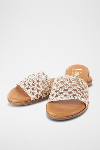 Mules en cuir Menorca - Ecru