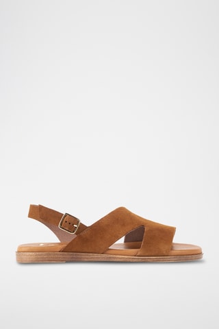 Sandales en nubuck Menorca - Camel