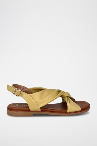 Sandales en cuir Corfu - Moutarde