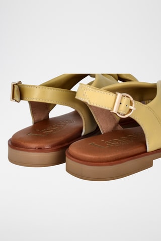 Sandales en cuir Corfu - Moutarde