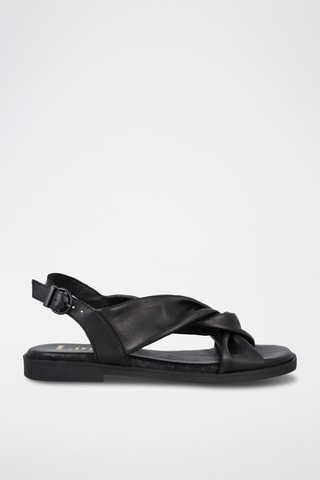 Sandales en cuir Corfu - Noir