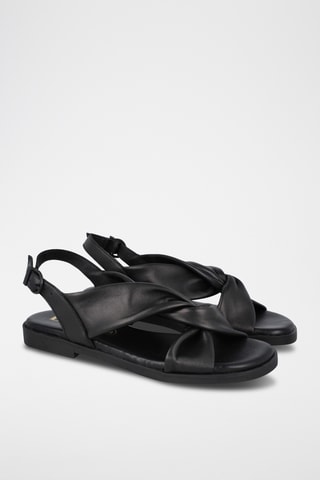 Sandales en cuir Corfu - Noir