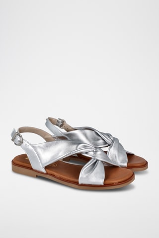 Sandales en cuir Corfu - Argenté