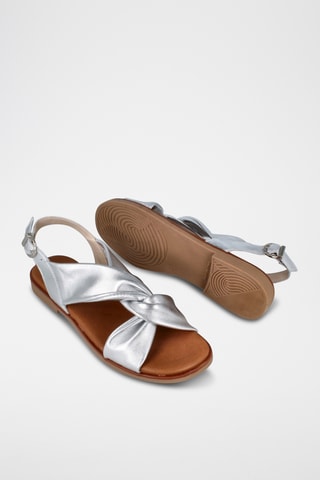 Sandales en cuir Corfu - Argenté