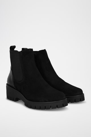 Bottines en nubuck Isla - Noir