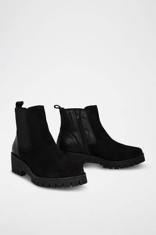 Bottines en nubuck Isla - Noir