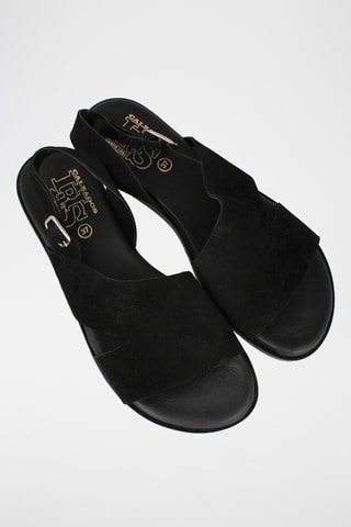 Sandales en nubuck Menorca - Noir