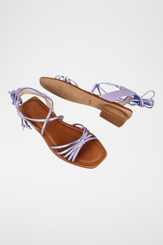 Sandales à talons en cuir Miren - Mauve