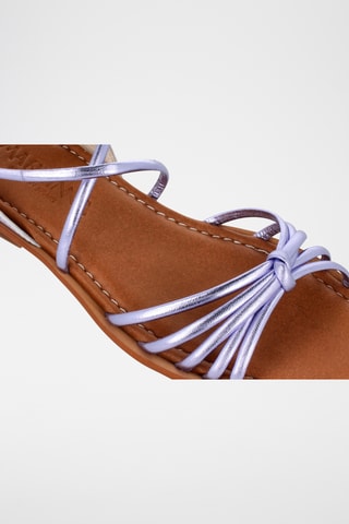 Sandales à talons en cuir Miren - Mauve