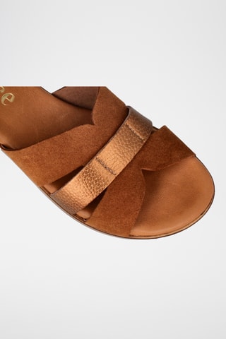 Mules en nubuck Menorca - Camel