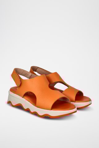 Sandales en cuir Marea - Orange