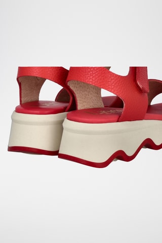 Sandales en cuir Marea - Rouge