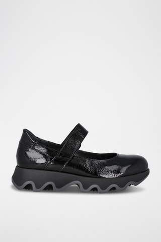 Babies en cuir Ola - Noir