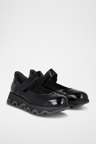 Babies en cuir Ola - Noir