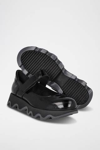 Babies en cuir Ola - Noir