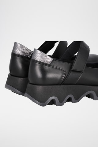 Babies en cuir Ola - Noir