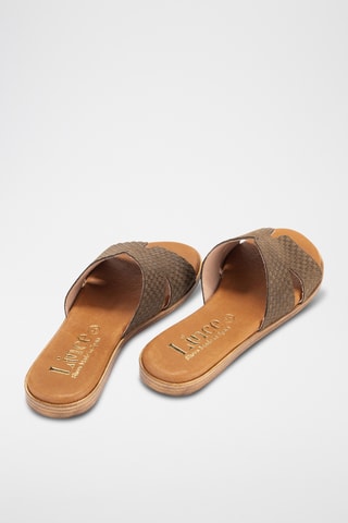 Mules en nubuck Menorca - Kaki