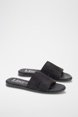 Mules en nubuck Menorca - Noir