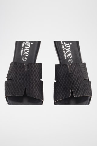 Mules en nubuck Menorca - Noir