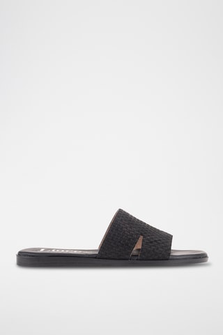 Mules en nubuck Menorca - Noir