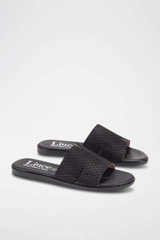 Mules en nubuck Menorca - Noir