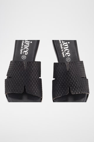 Mules en nubuck Menorca - Noir