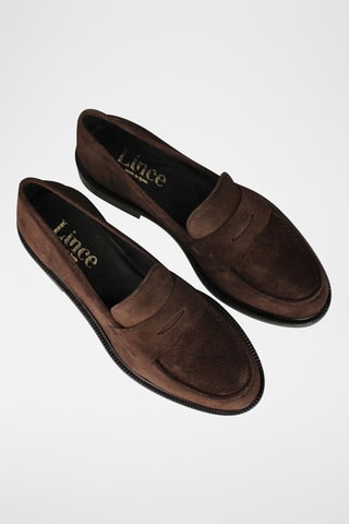 Mocassins en nubuck Noa - Marron foncé