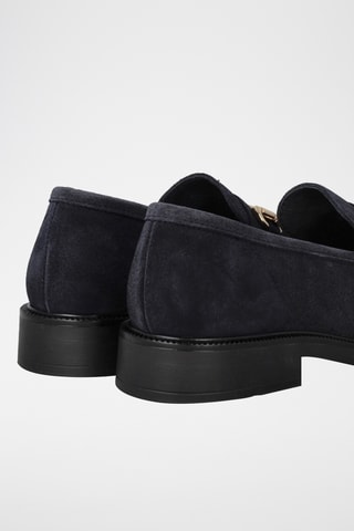 Mocassins en nubuck Noa - Bleu marine