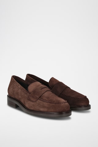 Mocassins en nubuck Noa - Marron