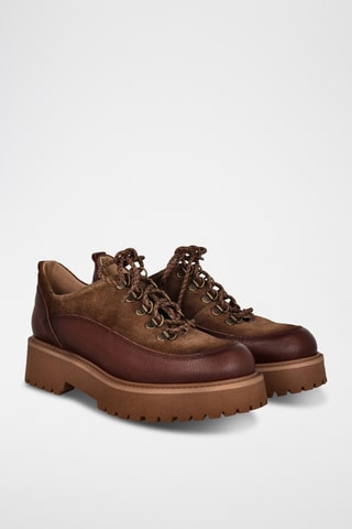 Derbys en cuir Tor - Marron