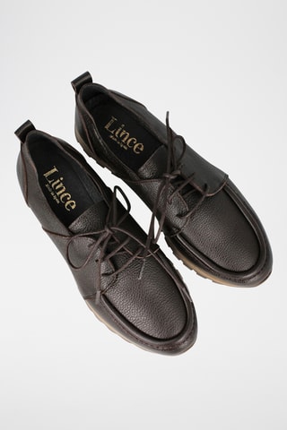 Baskets en cuir Ventura - Marron foncé