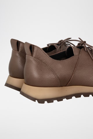 Baskets en cuir Ventura - Marron